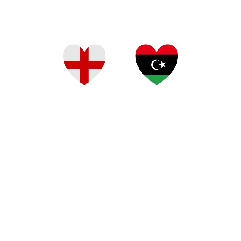 Angleterre et Libye Drapeau libyen Drapeaux