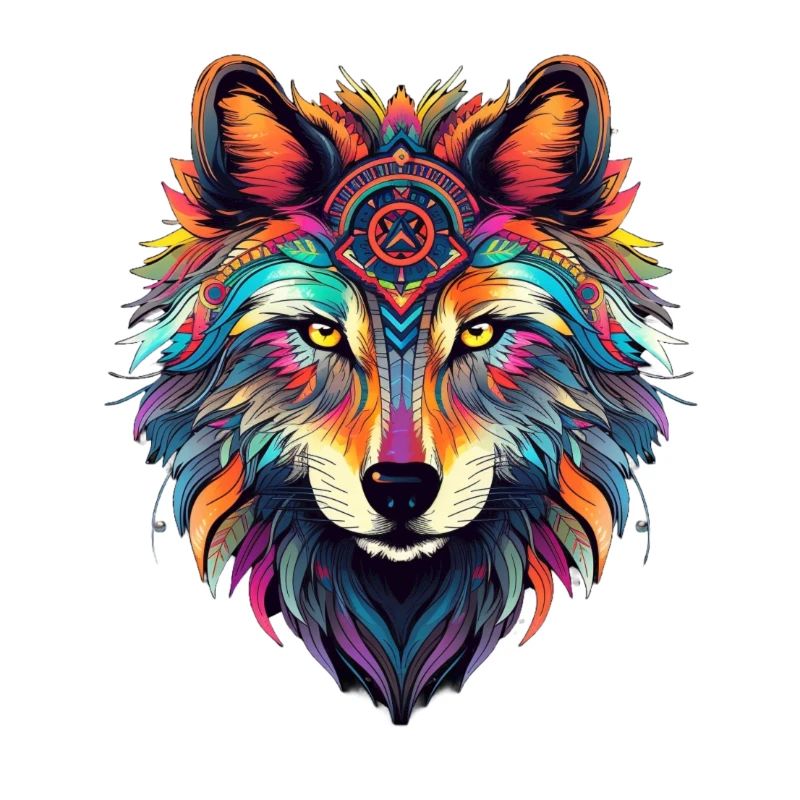 Neon-Shadow-Wolfenkreis