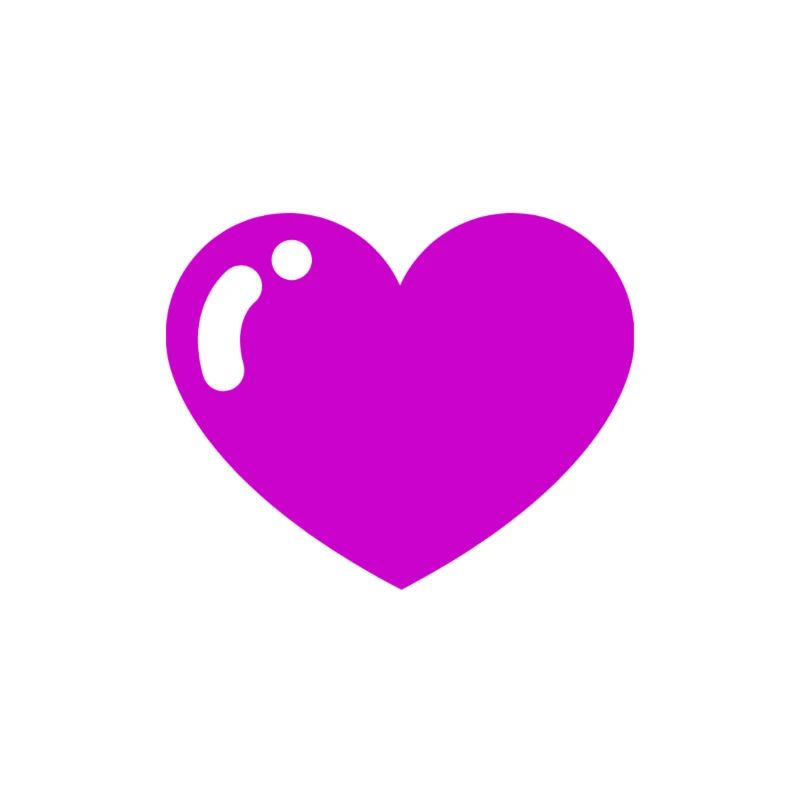Heart violett