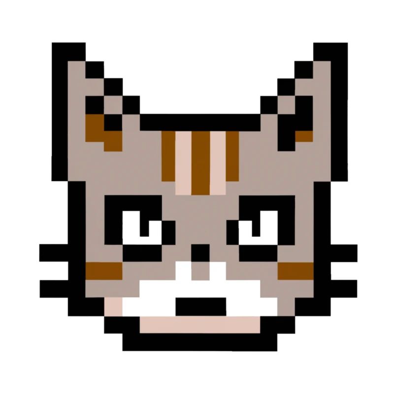 Pixelart Katze
