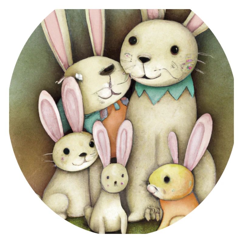 Hasenfamilie Rammler