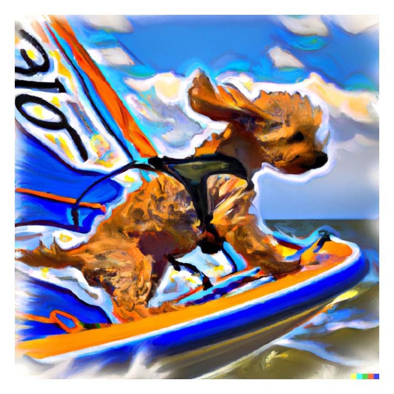 Surfing Dog