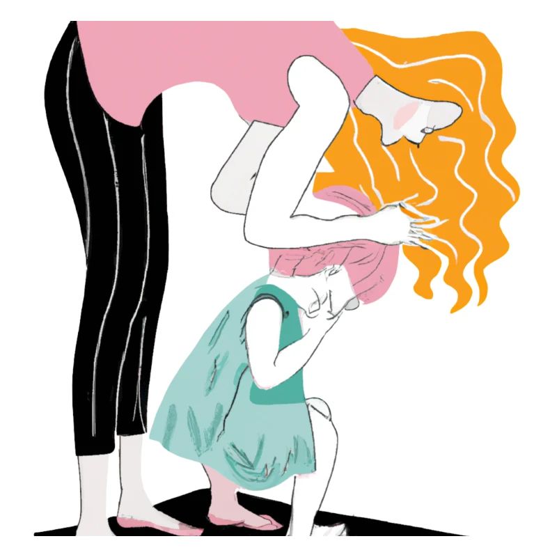 Mama und Tochter