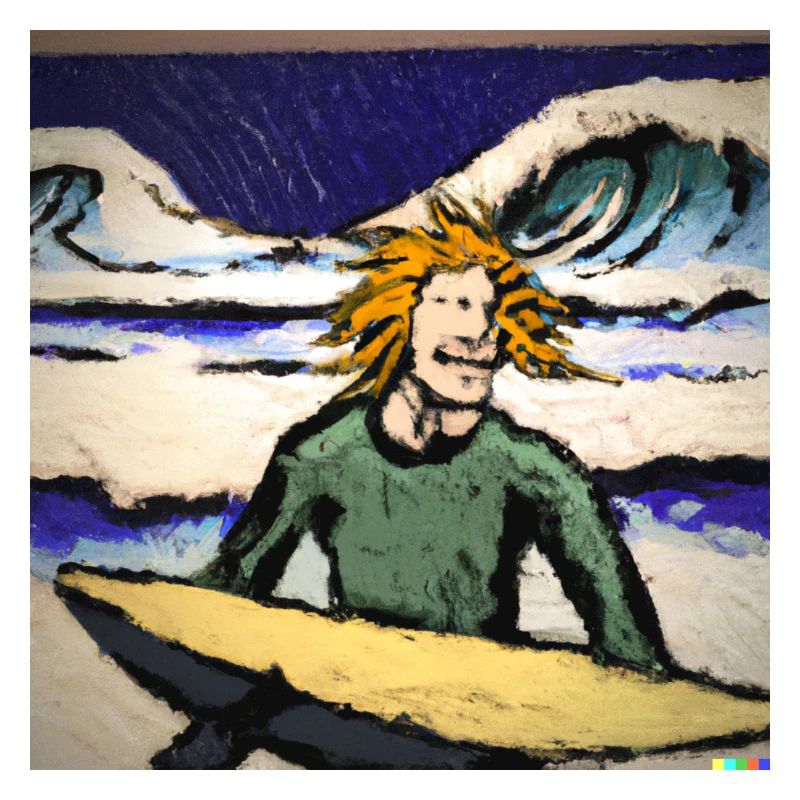 Van Gogh Surfer Meer