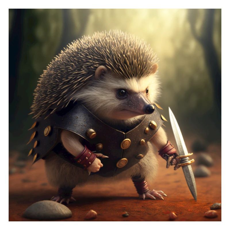 Igel Schwertkämpfer