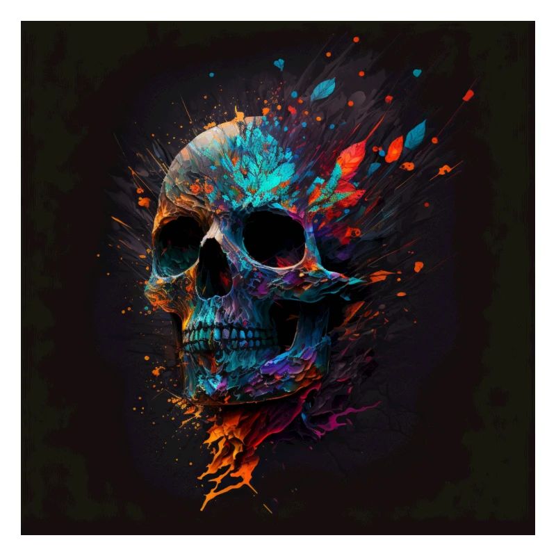 Abstract Skull n°9
