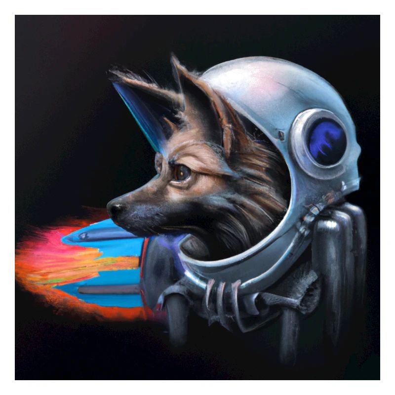 Astronaut Hund