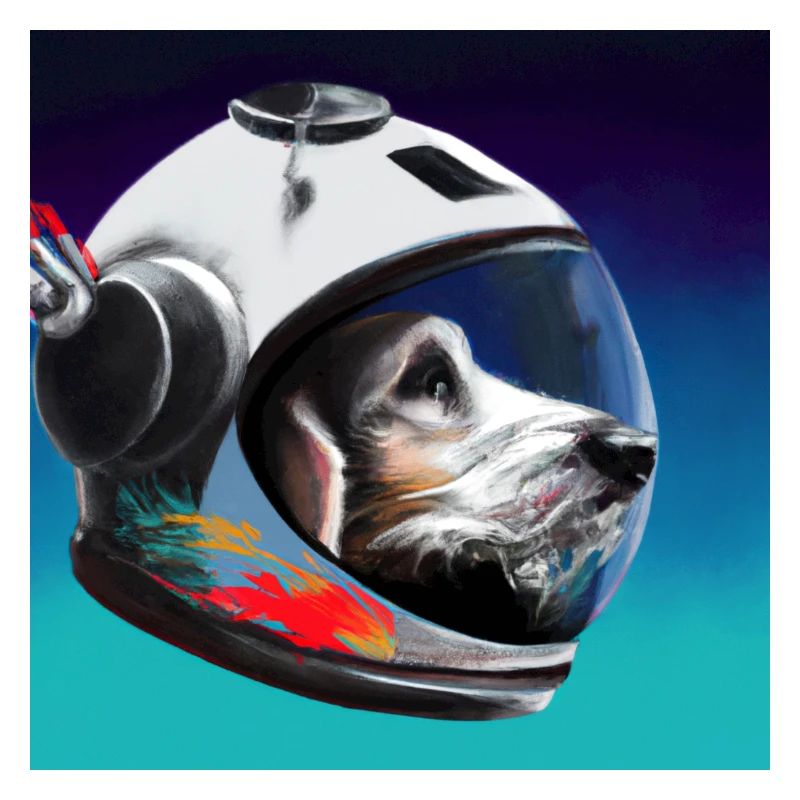 Astronaut Hund