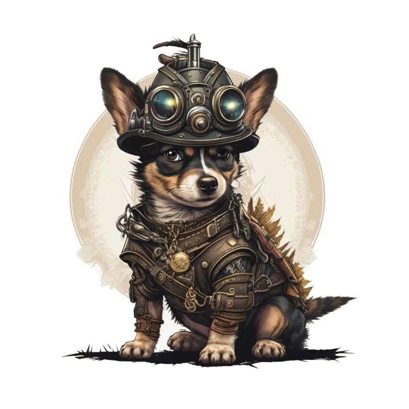 Steampunk Hund