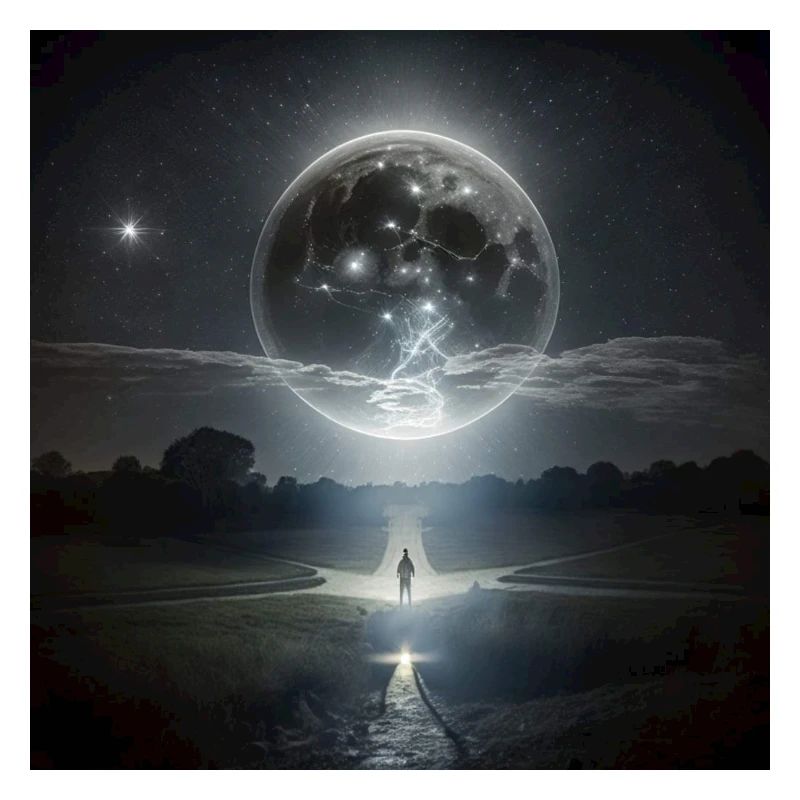 Alone with the moon