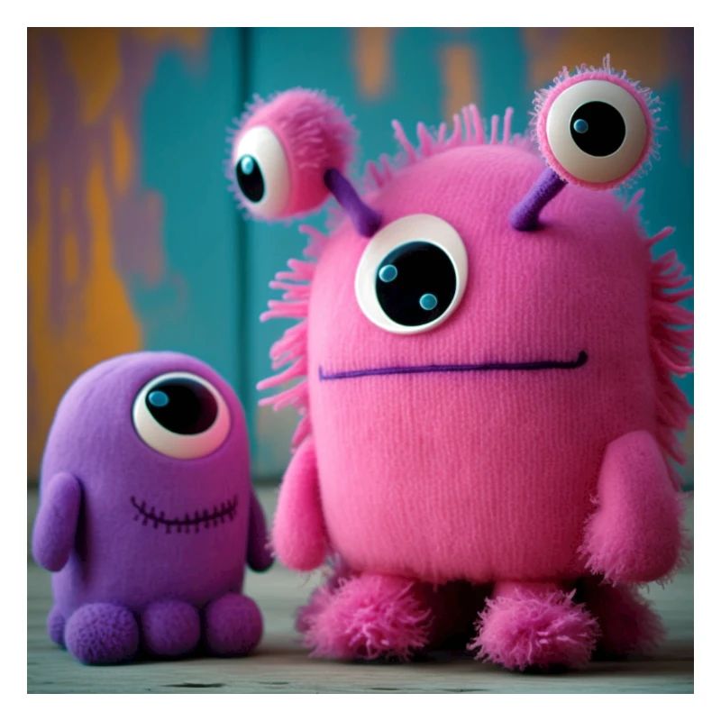 Zwei kleine Monster