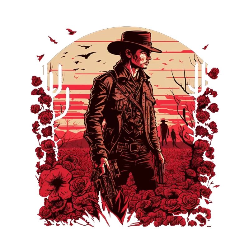 A cool gunslinger