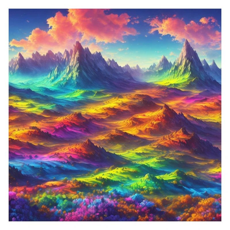 A technicolor dreamscape