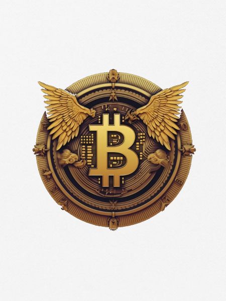 Bitcoin Logo Futuristic