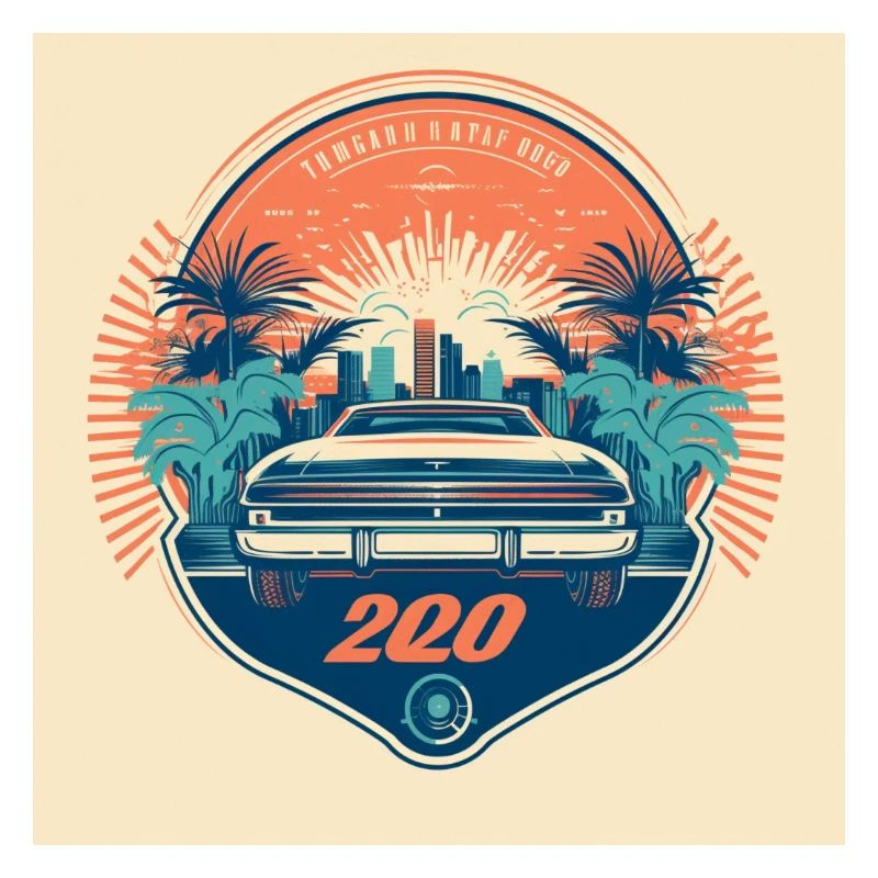 Retro motif