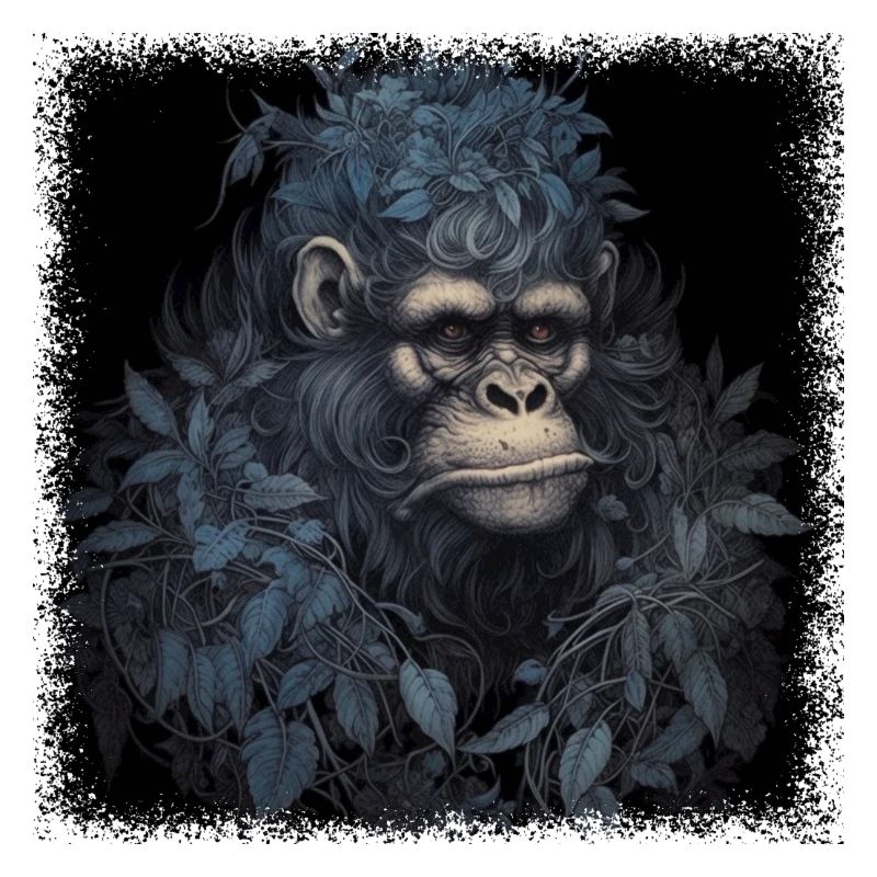 cool gorilla déclaration humour blague heureuse dictons