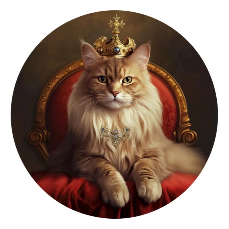 Königliche Katze