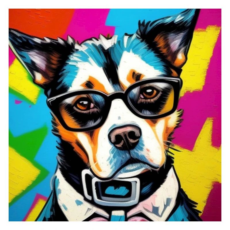 Hipster Hund