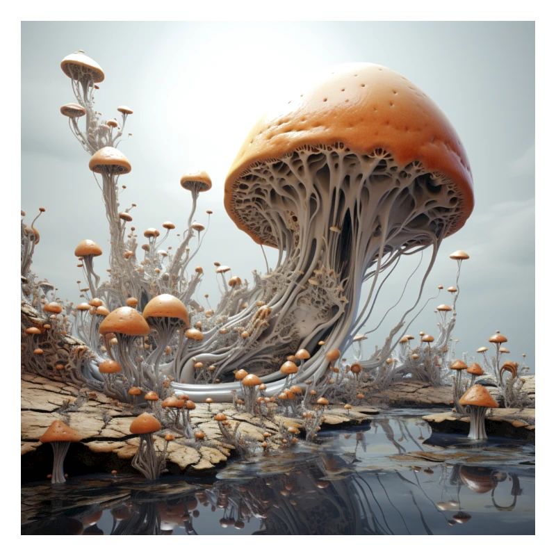 Melting Mandelbulb 3D Vector Sceleton