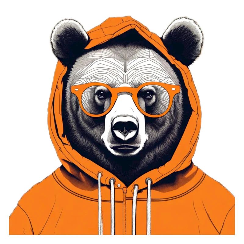 Nerdy Bearmit Hoodie