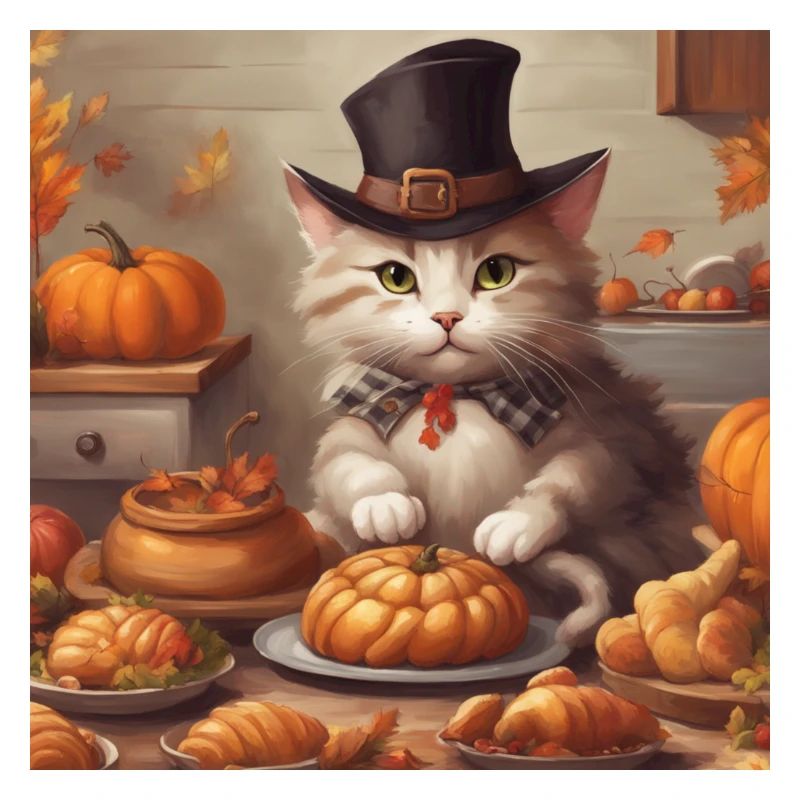 Cat Thanksgiving