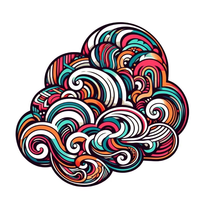 Psychedelic cloud