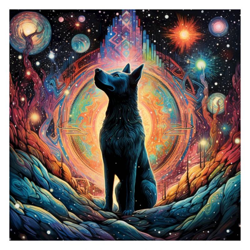 Hund auf LSD-Trip