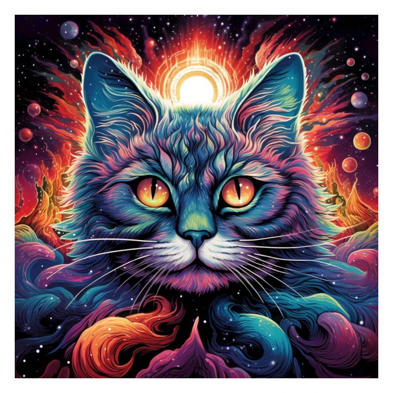Chat LSD trippant