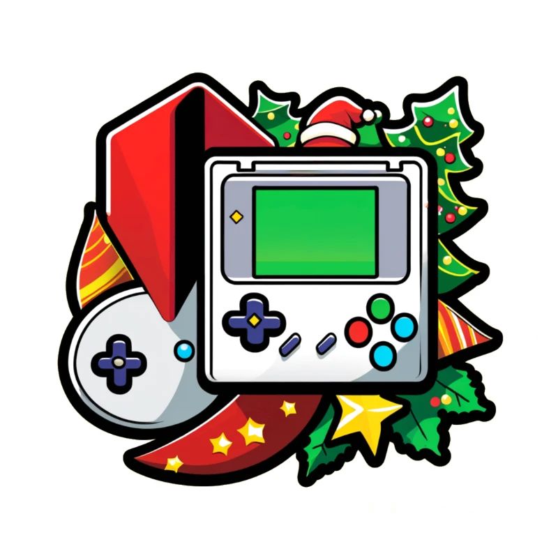 Weihnachts-Videospielkonsole
