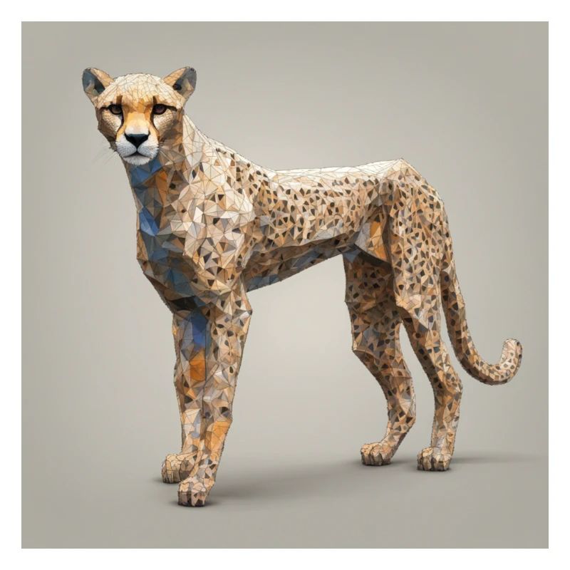 Low Poly Gepard
