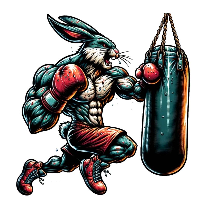 Lapin de boxe