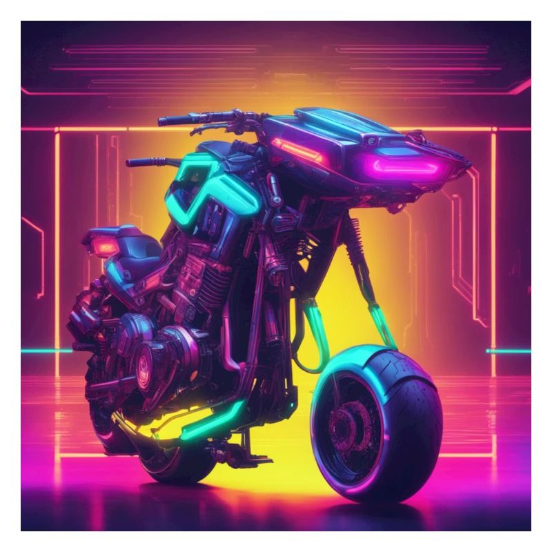Futuristisches Motorrad