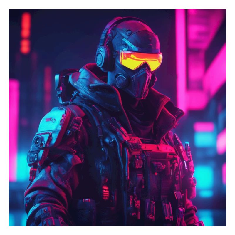 Futuristischer Soldat