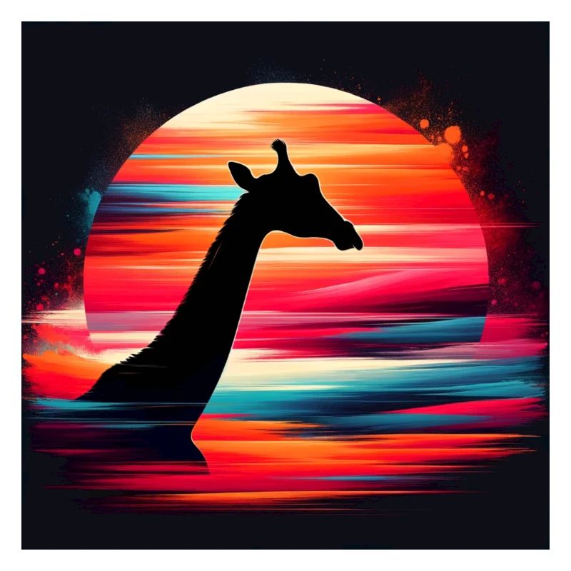Silhouette Giraffe