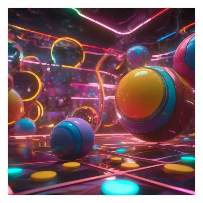 Neon Bälle