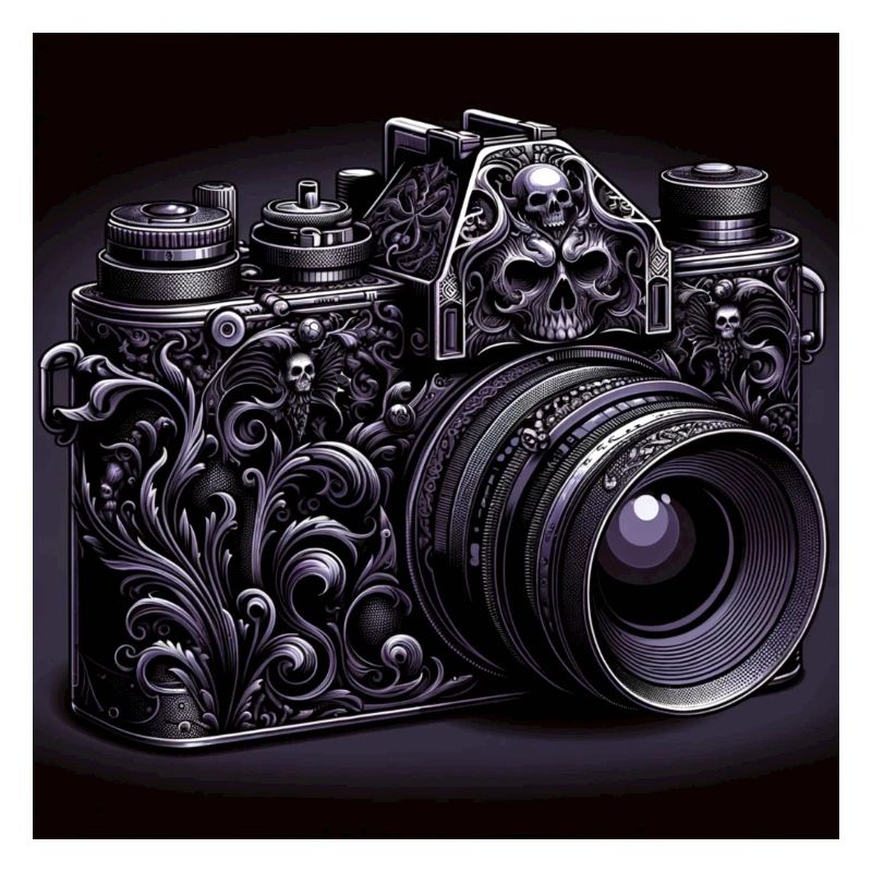 Skull Gothic Camera