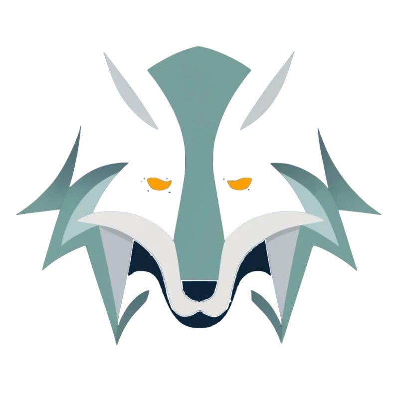 Wilde Skizze: Wolf