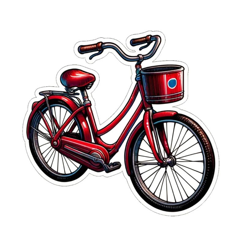 Rotes Fahrrad