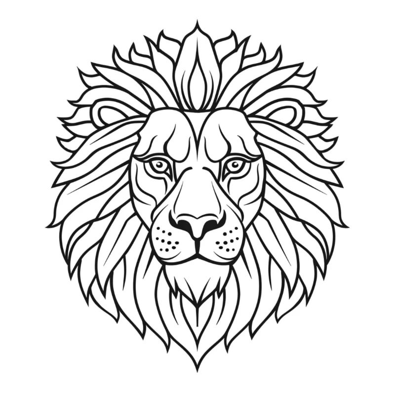 Löwe Kopf