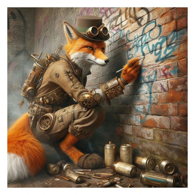 Foxxy graffiti