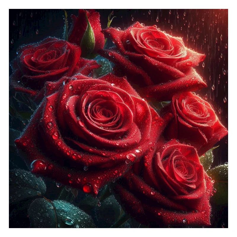 Raining rose