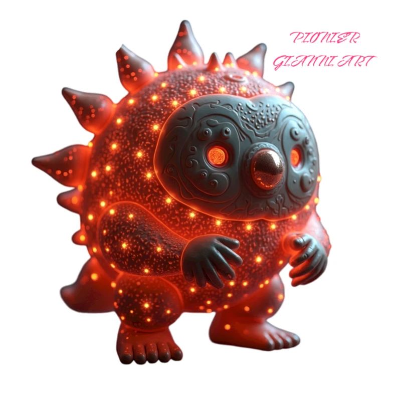 Lava-Licht Monster Glühen