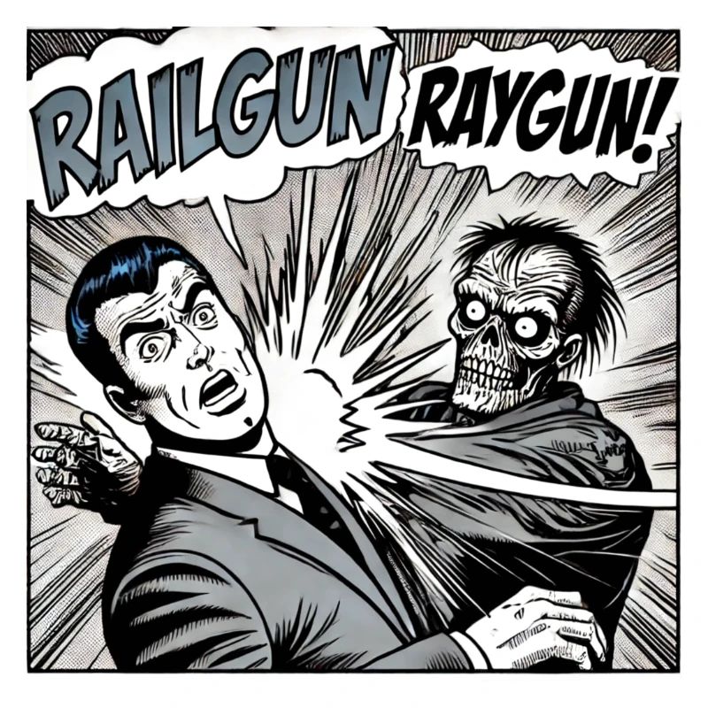 Raygun, not Railgun!