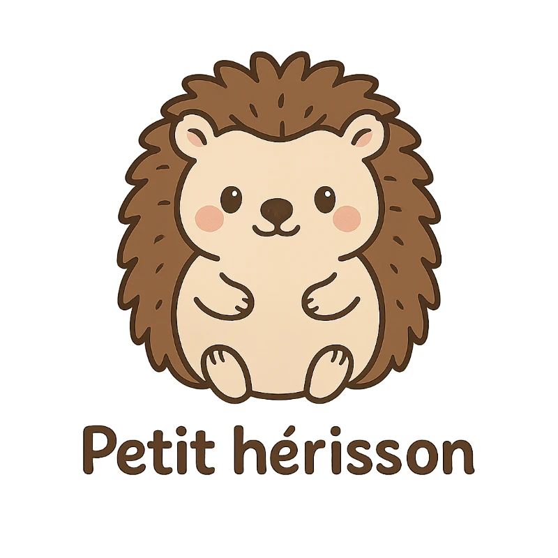 hérisson mignon "Petit hérisson"
