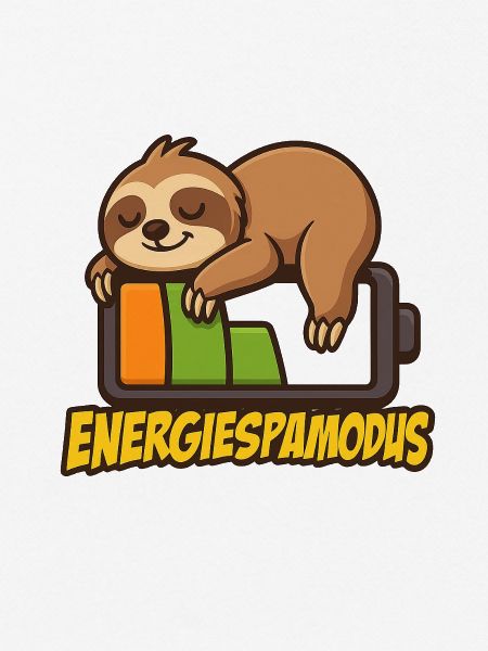 Niedlicher Faultier Energiesparlogo