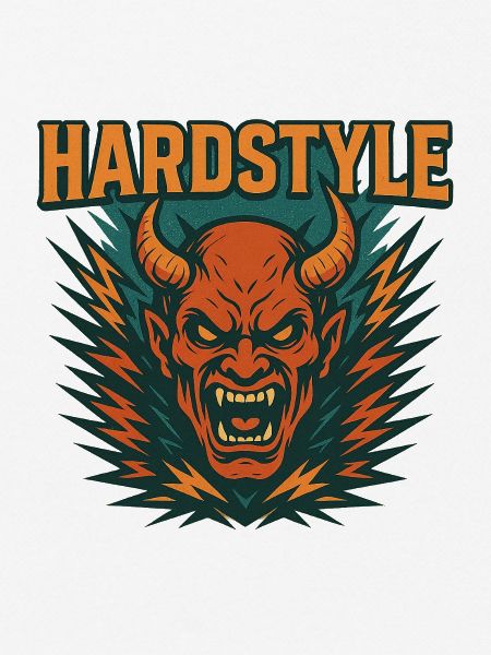 Hardstyle Dämonen Motiv