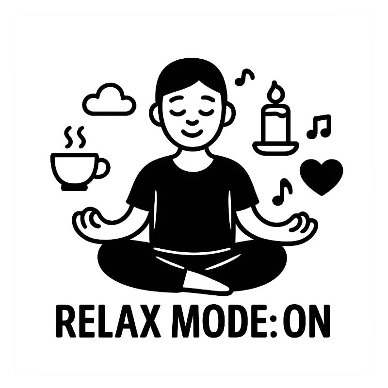 Entspannungsmeditation mit Chill-Design