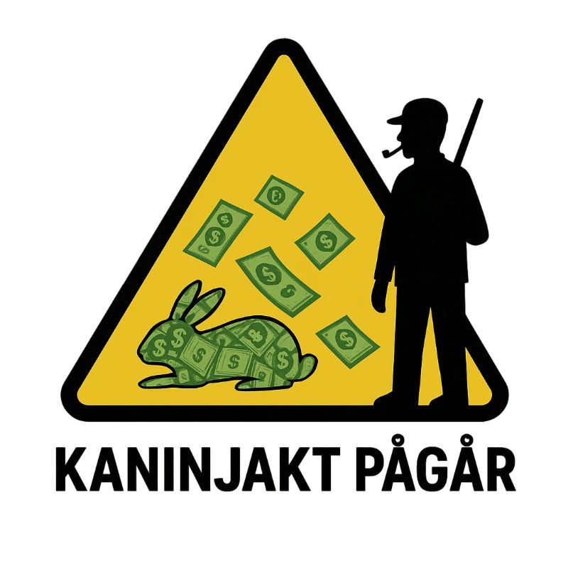Kaninchenjagd im Gange
