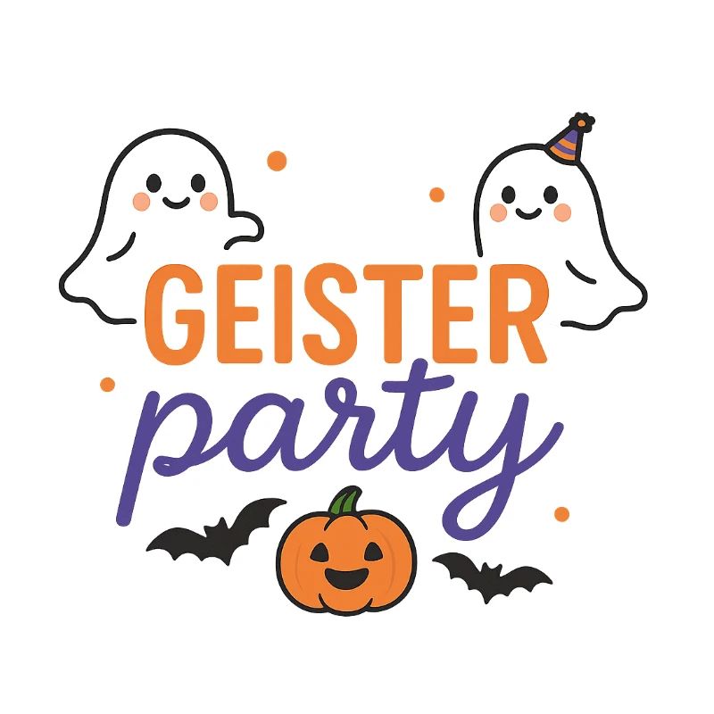 Halloweengeister Party Design