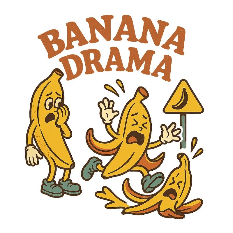 Banana Drama Cartoon Trio